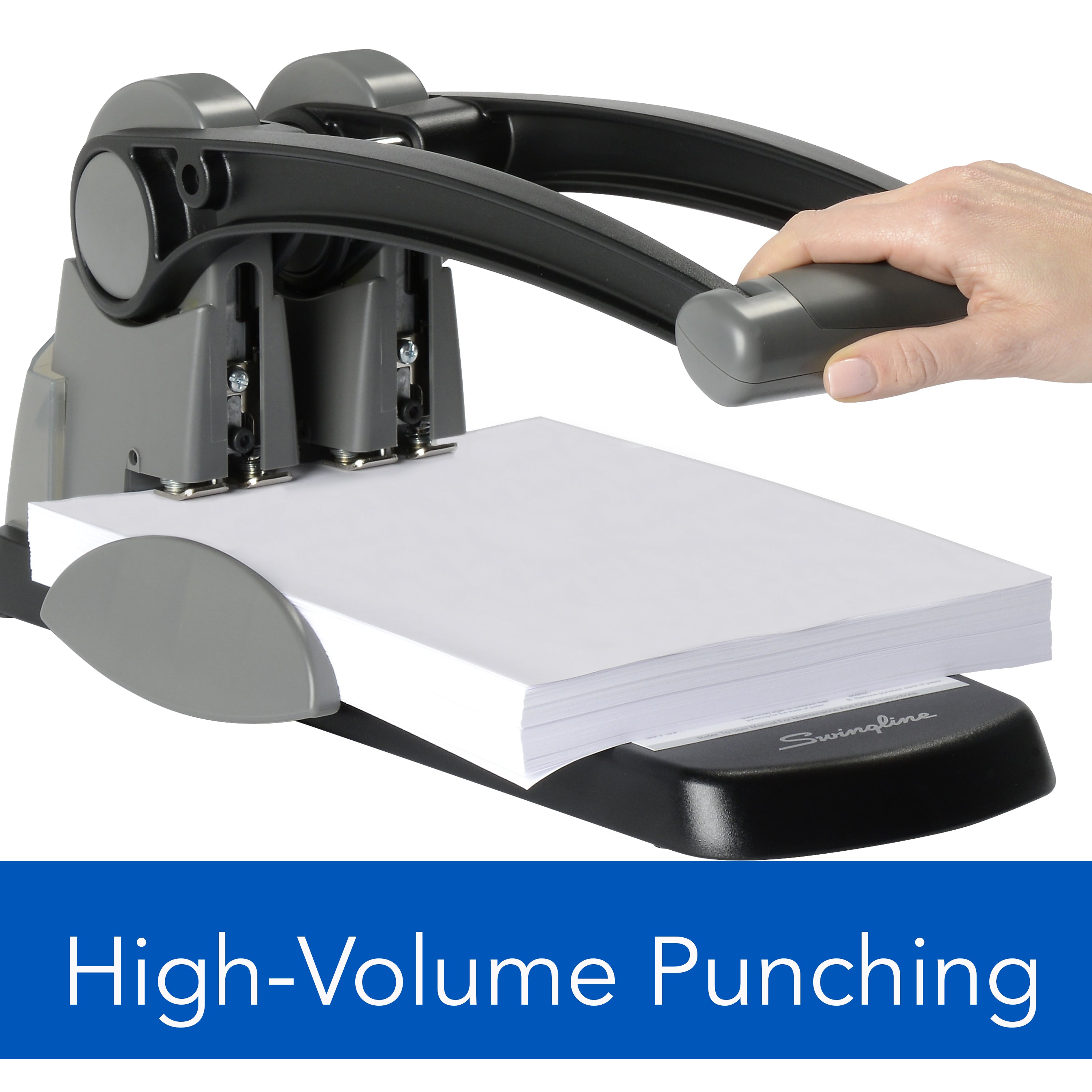 ad  - Swingline Heavy-duty 2-hole Punch - 2 Punch Head[s